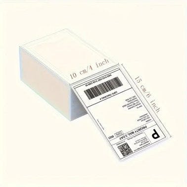 Universal 500 sheets of 4 ''x6' 'thermal label paper white shipping labels, used for thermal label printers, logistics labels 100x150mm, 500 labels per stack, prohibited for sale on Amazon